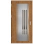 Porte d'entrée en acier avec cadre en aluminium MURTER 6 90*200 -100*200 cm
