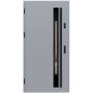 Porte d'entrée en acier avec cadre en aluminium WELS 1 gris 90*200 -100*200 cm