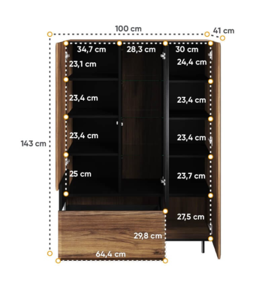 Commode Borga - 100cm