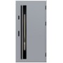 Porte d'entrée en acier avec cadre en aluminium WELS 1 gris 90*200 -100*200 cm