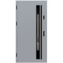 Porte d'entrée en acier avec cadre en aluminium WELS 1 gris 90*200 -100*200 cm