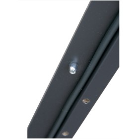 Porte d'entrée CANCUN  80 cm en acier inoxydable avec tirant en plusieurs couleurs