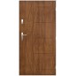 Porte d'entrée CASABLANCA 90 cm en acier inoxydable en plusieurs couleurs