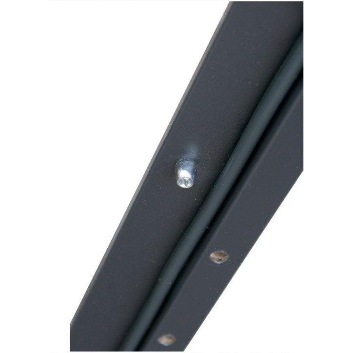 Porte d'entrée TANGO V 80 cm en acier inoxydable en plusieurs couleurs