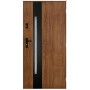 Porte d'entrée TANGO V 80 cm en acier inoxydable en plusieurs couleurs