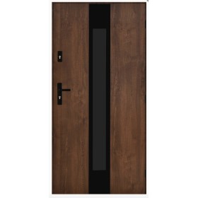 Porte d'entrée MARCEL 90 cm 72 mm en acier inoxydable en 3 couleurs
