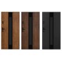 Porte d'entrée MARCEL 90 cm 72 mm en acier inoxydable en 3 couleurs