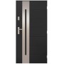 Porte d'entrée FANYON 90 cm 72 mm en acier inoxydable en 3 couleurs