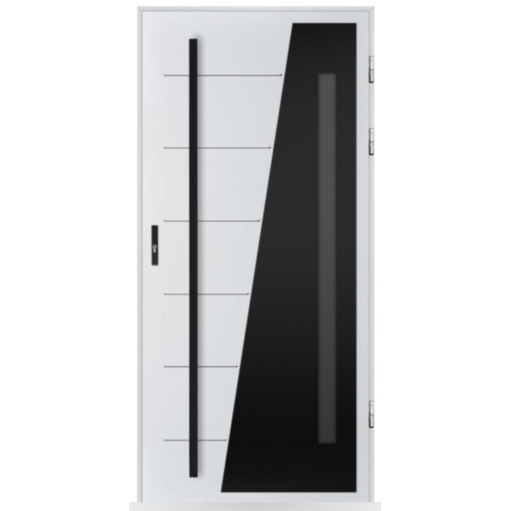 Porte d'entrée Manon 80/90cm en acier
