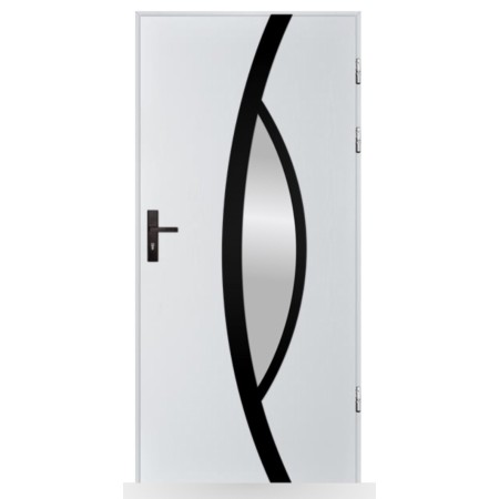 Porte d'entrée Marie 80/90cm en acier