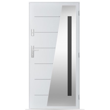 Porte d'entrée Adèle 80/90/100cm en acier