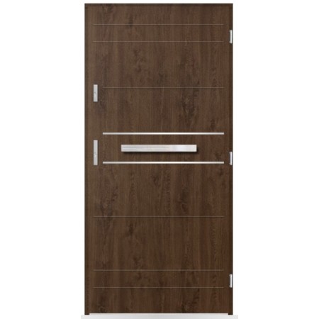 Porte d'entrée Clément 80/90/100cm en acier