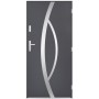 Porte d'entrée Hugues 80/90/100cm en acier
