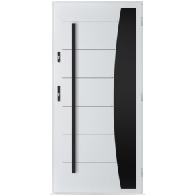 Porte d'entrée Gauthier  80/90/100cm en acier
