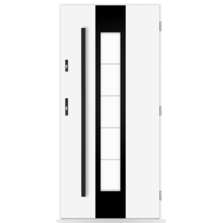 Porte d'entrée Lina 80/90/100cm en acier