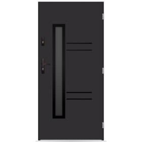 Porte d'entrée Mathis 80/90/100cm en acier