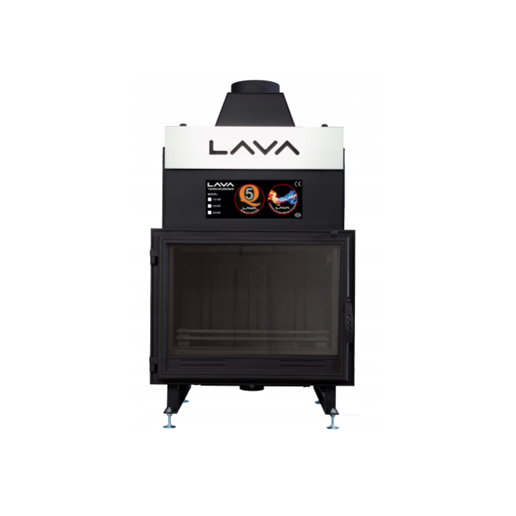 Insert de cheminée bouilleur LAVA PL 13 kW – Système fermé