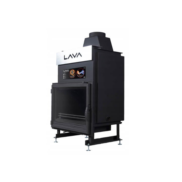 Insert de cheminée bouilleur LAVA PL 13 kW – Système fermé