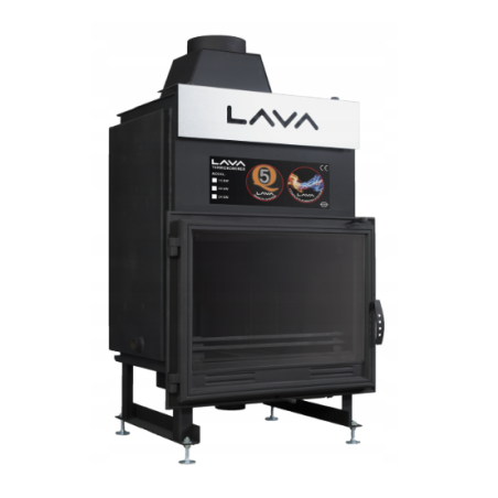Insert de cheminée bouilleur LAVA PL 13 kW – Système fermé