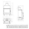 Insert de cheminée bouilleur LAVA TK BASE 17 kW – Système fermé
