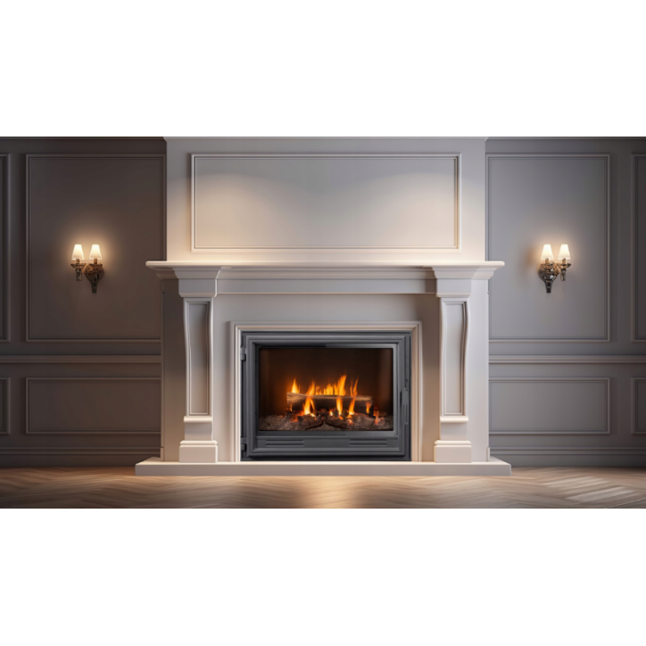Insert de cheminée bouilleur LAVA BASE PL 22 kW – Circuit ouvert