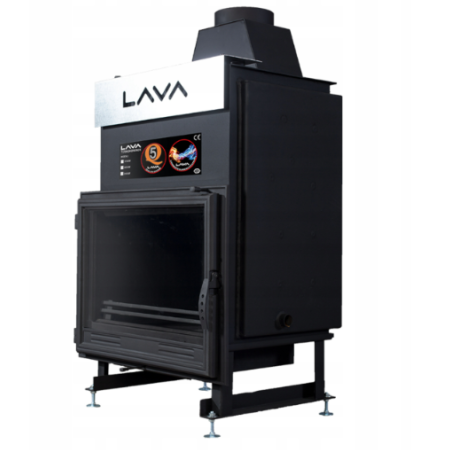 Insert de cheminée bouilleur LAVA BASE PANORAMA 13 kW – Circuit fermé