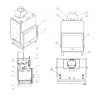 Insert de cheminée bouilleur LAVA BASE PANORAMA 13 kW – Circuit fermé
