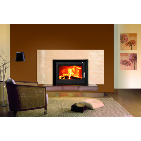 Insert de cheminée bouilleur LAVA TKL BASE PANORAMA 17 kW – Circuit fermé