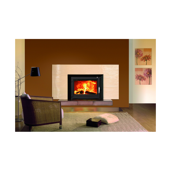 Insert de cheminée bouilleur LAVA TKL BASE PANORAMA 17 kW – Circuit fermé