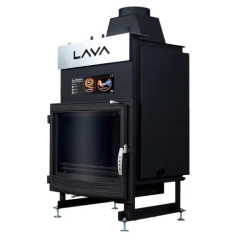 Insert de cheminée bouilleur LAVA TK BASE PA 22 kW – Vitre panoramique – Circuit fermé