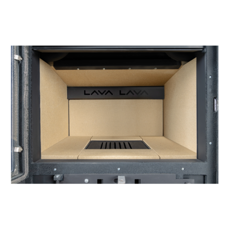 Insert de cheminée bouilleur LAVA TKL BASE PANORAMA 17 kW – Circuit fermé