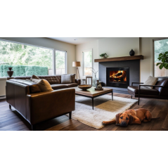 Insert de cheminée bouilleur LAVA TK TREND 17 kW – Circuit fermé (2,5 bars)