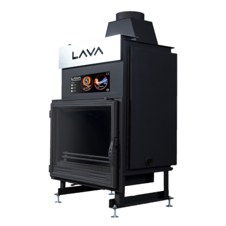 Insert de cheminée bouilleur LAVA PLUS 22 PL – Vitre plane – 22 kW