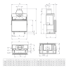 Insert de cheminée bouilleur LAVA TKL PLUS 17 kW – Circuit fermé (2,5 bars)