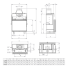Insert de cheminée bouilleur LAVA TKL PLUS 20 kW – Circuit fermé (2,5 bars)
