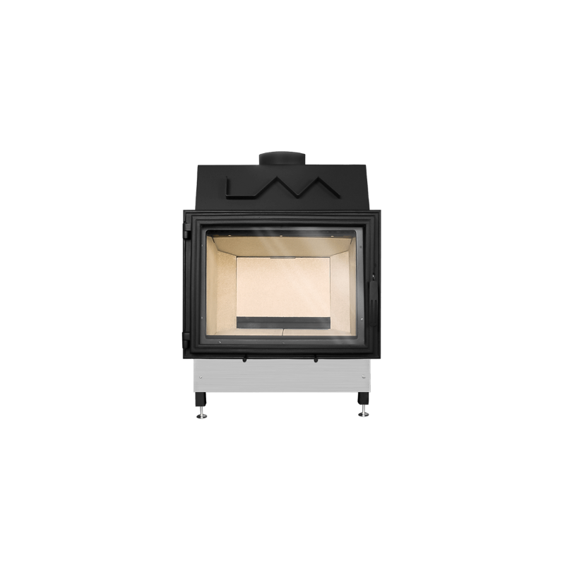 Insert de cheminée LAVA LUMINA CLARA 12 kW – Façade en fonte – Compatible VMC double flux