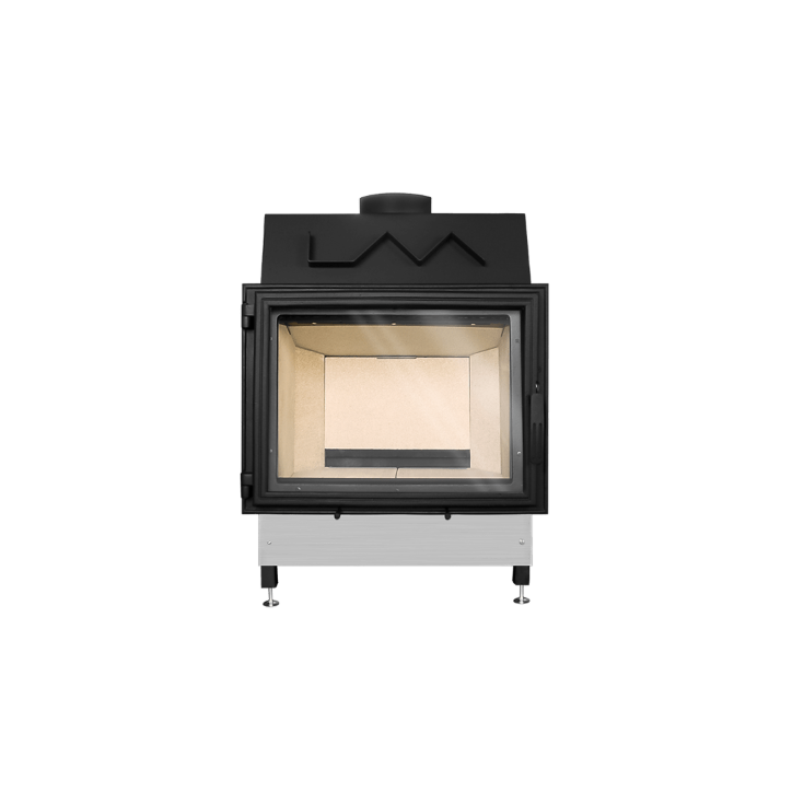 Insert de cheminée LAVA LUMINA CLARA 12 kW – Façade en fonte – Compatible VMC double flux Insert de cheminée LAVA LUMINA CLARA 12 kW – Façade en fonte – Compatible VMC double flux