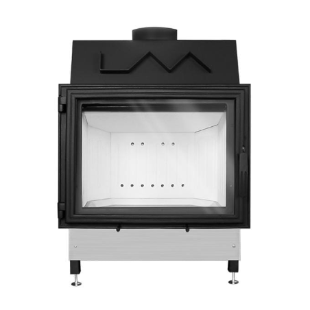 Insert de cheminée LAVA LUMINA CLARA 12 kW – Façade en fonte – Compatible VMC double flux