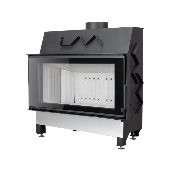 Insert de cheminée à bois LAVA LUMINA 16 kW CERAMIC – Compatible VMC double flux