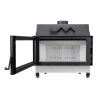 Insert de cheminée à bois LAVA LUMINA CLARA 16 kW – Façade en fonte – Habillage CeraTerm