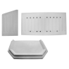 Insert de cheminée à bois LAVA LUMINA CLARA 16 kW – Façade en fonte – Habillage CeraTerm