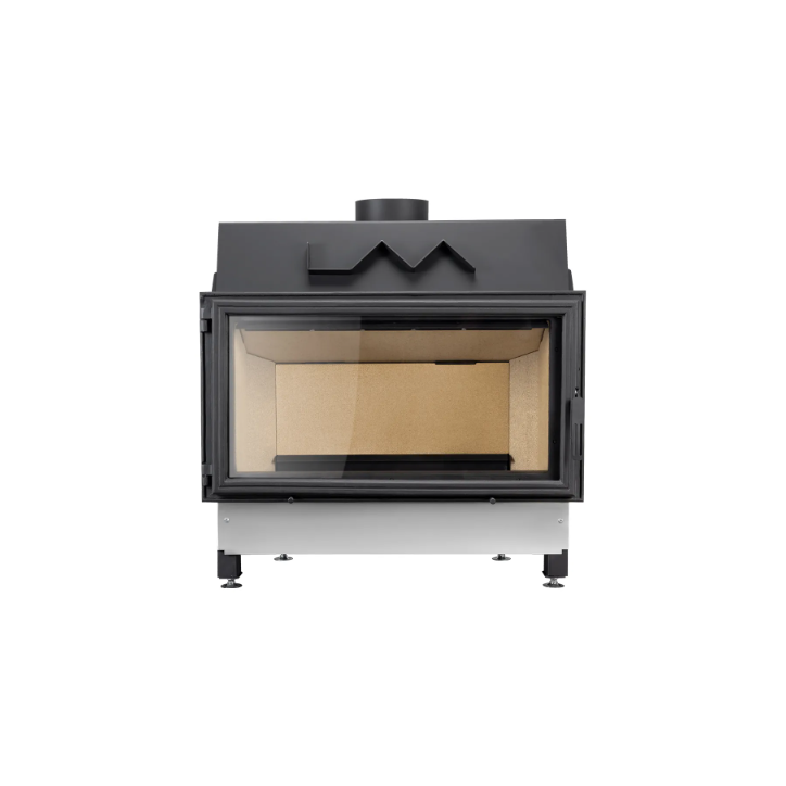 Insert de cheminée à bois LAVA LUMINA 16 kW – Vitre panoramique – Compatible VMC double flux