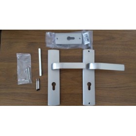 Porte d'entrée CASABLANCA 90 cm en acier inoxydable en plusieurs couleurs