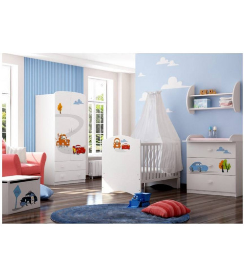 Porte d'entrée double CENTORO 120x200 cm blanc