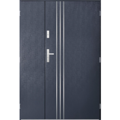 Porte d'entrée double GAMO 120x200 cm anthracite