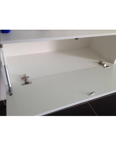 Porte d'entrée double GAMO 120x200 cm blanc