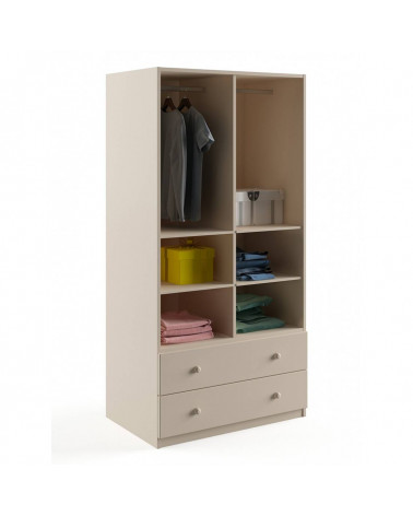 Porte d'entrée double LYNX 130 cm béton