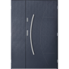 Porte d'entrée double LYNX 130x200 cm anthracite