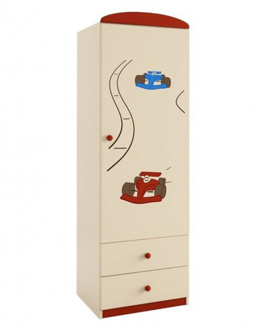 Porte d'entrée double DIZAR 130x200 cm noyer