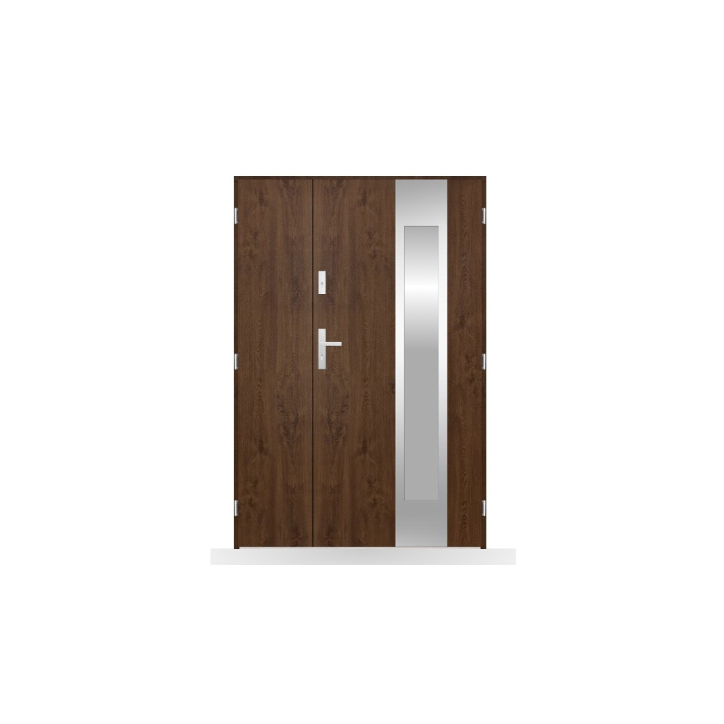 Porte d'entrée double Nérée - 130/140/150x208cm